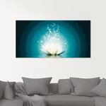 Artland Glasbild "Magie der Lotus-Blume" Blumen 1 Stk. tlg.