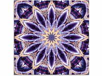 Artland Glasbild "Mandala Stern lila", Muster, (1 St.), in verschiedenen...