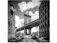 Artland Glasbild "New York City Manhattan Bridge I", Amerika, (1 St.), in