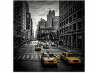 Artland Glasbild "New York City Verkehr 5th Avenue", Amerika, (1 St.), in