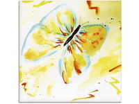 Artland Glasbild "Schmetterling Gelb", Insekten, (1 St.), in verschiedenen...