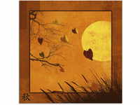 Artland Glasbild "Serie vier Jahreszeiten - Herbst", Vier Jahreszeiten, (1...