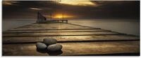 Artland Glasbild "Sonnenaufgang am Schwarzen Meer" Sonnenaufgang & -untergang 1 Stk.