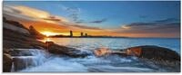 Artland Glasbild "Sonnenuntergangszeit am Hua-Hin Strand" Gew&auml;sser 1 Stk. tlg....