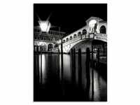Glasbild ARTLAND "Venedig Canal Grande & Rialto Brücke I" Bilder Gr. B/H: 45...