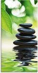Artland Glasbild "Zen Steinpyramide auf Wasseroberfl&auml;che" Zen 1 Stk. tlg. in