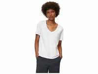 T-Shirt MARC O'POLO "aus Organic Cotton" Gr. L, weiß Damen Shirts V-Shirts