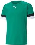 Fu&szlig;balltrikot PUMA "TEAMRISE JERSEY", Herren, Gr. XL, pepper gr&uuml;n, puma schwarz,