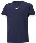 Fu&szlig;balltrikot PUMA "TEAMRISE JERSEY JR", M&auml;dchen, Gr. 164, blau (peacoat, puma