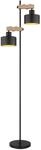 GLOBO LIGHTING Stehlampe "RIELLY", schwarz, 1 Stk., Leuchten,