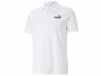 Poloshirt PUMA "ESS PIQUE POLO" Gr. XL, weiß (puma white) Herren Shirts Kurzarm