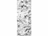 KOMAR Vliestapete "Shades Black and White Panel" Tapeten 100x250 cm (Breite x Höhe),