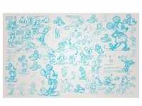 KOMAR Vliestapete "Mickey Sketches" Tapeten 400x250 cm (Breite x Höhe),...