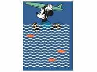 KOMAR Vliestapete "Mickey gone Surfin'" Tapeten 200x280 cm (Breite x Höhe) Gr. B/L: