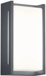 TRIO Leuchten LED Au&szlig;en-Wandleuchte "INDUS" LED-Board 1 Stk. Warmwei&szlig; Wandleuchte