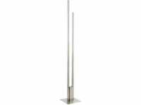 Stehlampe EGLO "FRAIOLI-Z" Lampen Gr. Höhe: 175,50 cm, grau (nickelfarben)