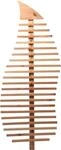 dobar Rankhilfe "Gro&szlig;es Design-Rankger&uuml;st "Fraxinus-Blatt"" Rankhilfe 76x6,5x186cm,