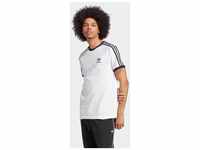 T-Shirt ADIDAS ORIGINALS "3-STRIPES TEE" Gr. L, weiß (white) Herren Shirts...