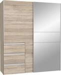 FORTE Schwebet&uuml;renschrank "Winn2" mit Spiegel und 3 Schubk&auml;sten
