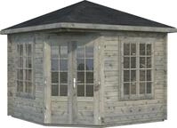 Palmako Gartenhaus "Pavillon Melanie" grau