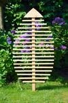 dobar Rankhilfe "Design Rankhilfe in Blattform "Fagus"" 84 x 6,5 x 160 cm, Gewicht: