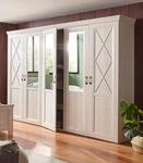 FORTE Kleiderschrank "Kashmir, klassischer Landhausstil, Made in Europe" Ma&szlig;e