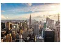 PAPERMOON Fototapete "New York City Skyline" Tapeten Gr. B/L: 3 m x 2,23 m, Bahnen: 6