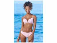Bügel-Bikini S.OLIVER Gr. 36, Cup C, rosa (rosé, weiß) Damen Bikini-Sets Ocean