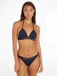 Triangel-Bikini-Top "TH TRIANGLE FIXED FOAM", Damen, Gr. XL (42/44), N-Gr, blau