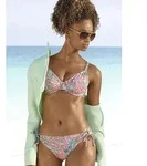 B&uuml;gel-Bikini-Top VENICE BEACH "Paislee", Damen, Gr. 40, Cup E, gr&uuml;n (mint,