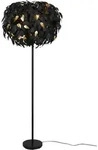 REALITY LEUCHTEN Stehlampe "Leavy", schwarz (schwarz gold), 3, &Oslash; 70cm H: 180cm, 1