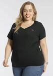 Levis Plus V-Shirt "V NECK TEE" Figurumspielende Passform