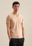 seidensticker T-Shirt "Schwarze Rose" 1/2 V-Neck Uni