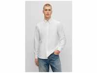 Langarmshirt BOSS ORANGE "Rickert" Gr. S, weiß (white100) Herren Shirts...