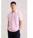 Poloshirt SEIDENSTICKER, Herren, Gr. S, pink, 100% Baumwolle, unifarben, regular fit,