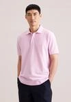 Poloshirt SEIDENSTICKER, Herren, Gr. S, pink, 100% Baumwolle, unifarben, regular fit,