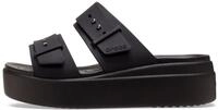 Pantolette CROCS "Brooklyn Low Wedge", Damen, Gr. 41, schwarz, Croslite&trade;, Schuhe