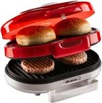 Ariete Kontaktgrill "0205R Party Time Hambuger Maker, rot" 1200 W