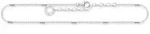 Fu&szlig;kette THOMAS SABO "Klassisch" Gr. 27, silber (silberfarben), Fu&szlig;ketten, Damen,