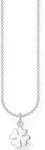 Kette mit Anh&auml;nger THOMAS SABO "Kleeblatt silber, KE2037-001-21-L45V" Gr. 45,...