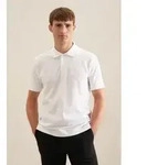 Poloshirt SEIDENSTICKER, Herren, Gr. 3XL, wei&szlig;, 100% Baumwolle, unifarben,...