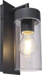 GLOBO LIGHTING Au&szlig;en-Wandleuchte "VESSA" E27 1 Stk. Au&szlig;enwandleuchte anthrazit,