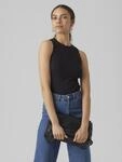 Vero Moda Tanktop "VMLAVENDER SL TOP VMA JRS NOOS" mit Rundhalsausschnitt