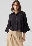Vero Moda Hemdbluse "VMNATALI CROP SHIRT WVN NOOS" Baumwolle, loose fit