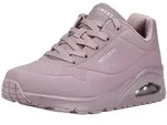 Sneaker SKECHERS "Skechers Sneaker Lederimitat", Damen, Gr. 39, rosa (grau),