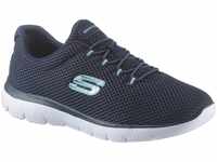 Slip-On Sneaker SKECHERS "Summits" Gr. 35, blau (navy) Damen Schuhe Sneaker...