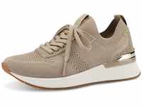 Slip-On Sneaker TAMARIS "Fashletics" Gr. 40, beige (beige, metallic) Damen Schuhe