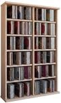 VCM Media-Regal "Holz CD DVD Stand Regal Schrank St&auml;nder Ronul" 1 Stk. tlg.