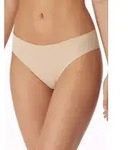 Slip SCHIESSER "Invisible Light", Damen, Gr. 36, beige (sand), Single Jersey,
