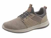 Slip-On Sneaker SKECHERS "Delson-Camben" Gr. 47,5, beige (taupe grau) Herren Schuhe